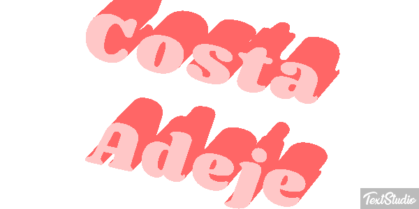 Costa Adeje Effetto testo