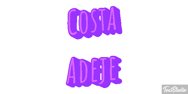 Costa Adeje Effetto testo
