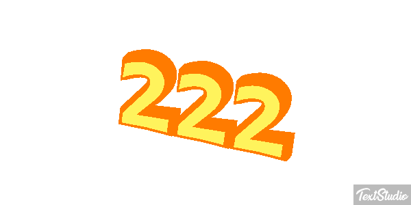 222 Text effect