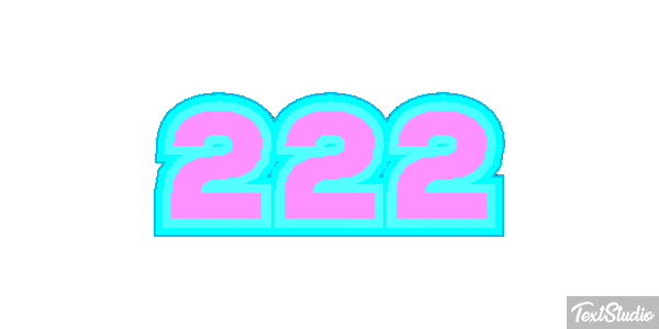 222 Text effect