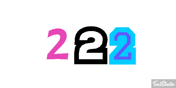 222 Text effect