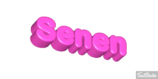 Senén Text effect