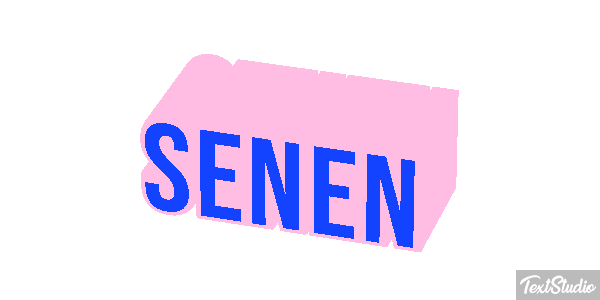 Senén Text effect