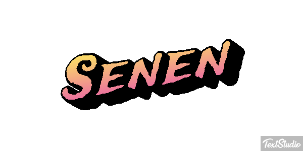 Senén Text effect