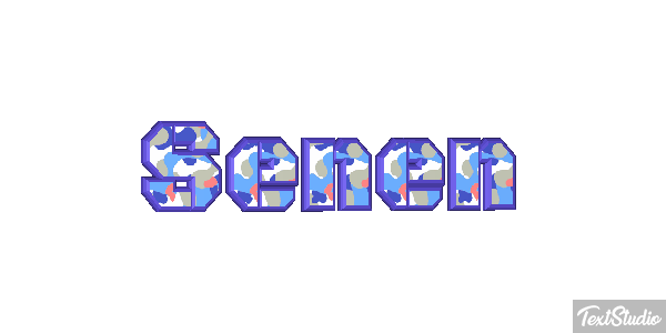 Senén Text effect