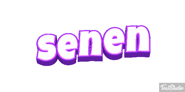 Senén Text effect
