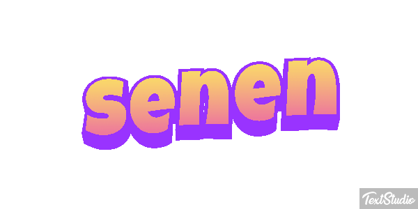 Senén Text effect