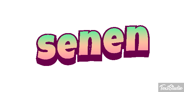 Senén Text effect