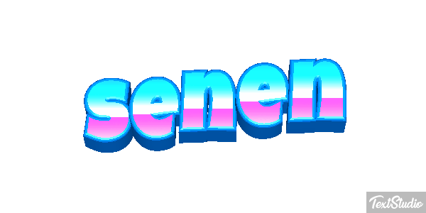 Senén Text effect