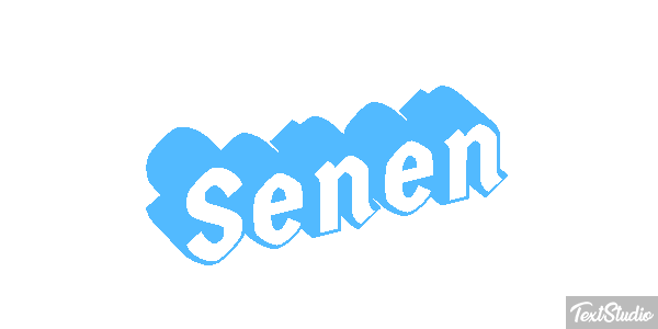 Senén Text effect
