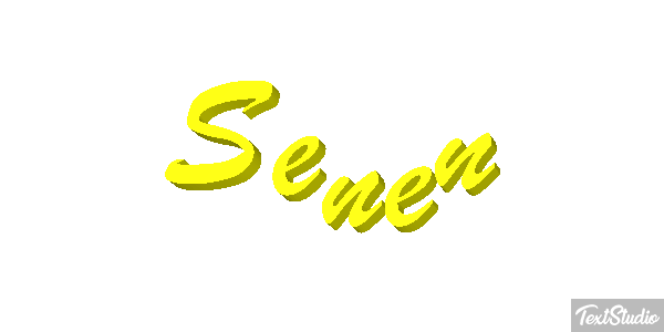 Senén Text effect