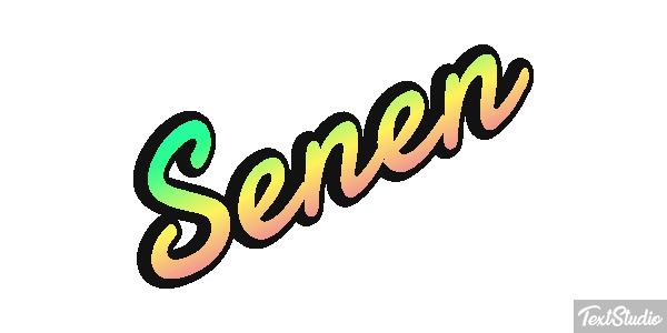Senén Text effect