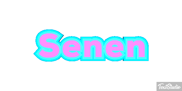 Senén Text effect
