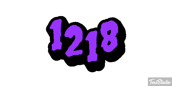 1218 Tekst effect