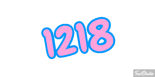1218 Tekst effect