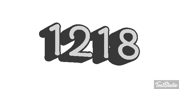 1218 Tekst effect