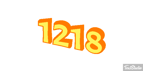 1218 Tekst effect