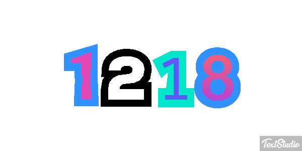 1218 Tekst effect