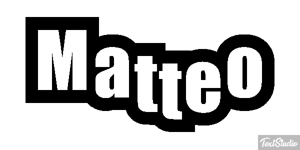 Matteo Текстовый эффект