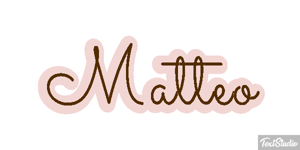 Matteo Текстовый эффект