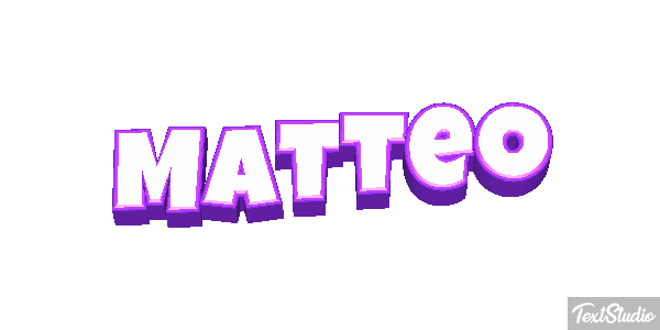 Matteo Текстовый эффект