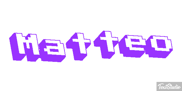 Matteo Текстовый эффект