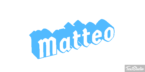 Matteo Текстовый эффект