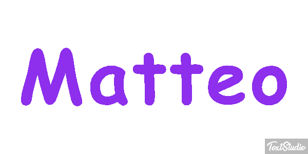 Matteo Текстовый эффект