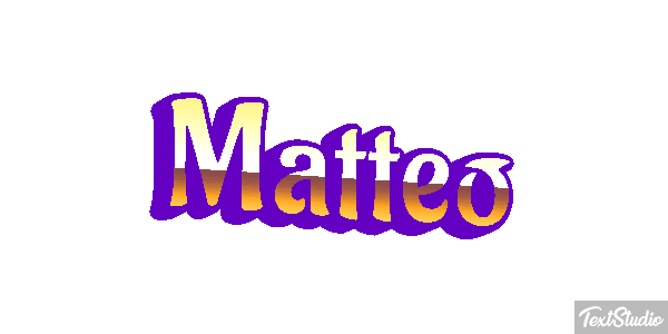 Matteo Текстовый эффект