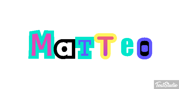 Matteo Текстовый эффект