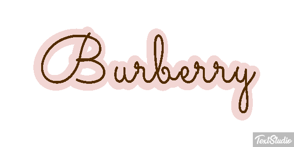Burberry Effet de texte