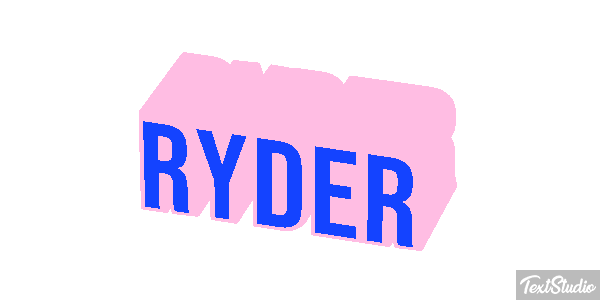 Ryder Effetto testo