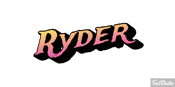Ryder Effetto testo