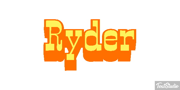 Ryder Effetto testo