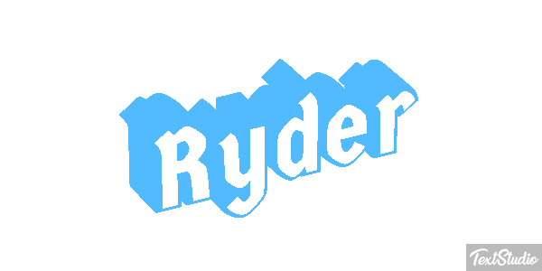 Ryder Effetto testo