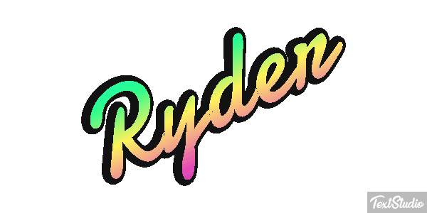 Ryder Effetto testo