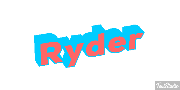 Ryder Effetto testo