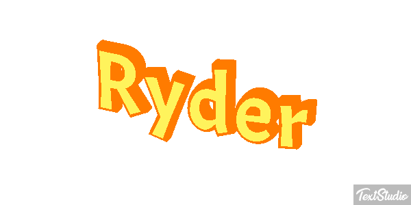 Ryder Effetto testo