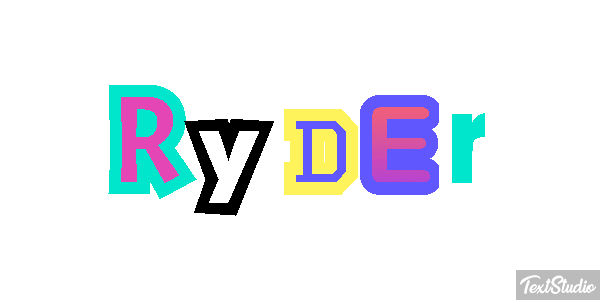 Ryder Effetto testo