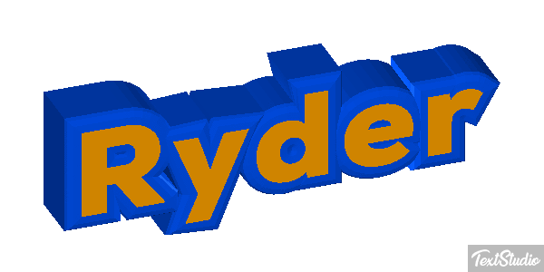 Ryder Effetto testo