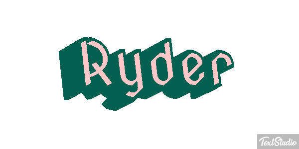 Ryder Effetto testo