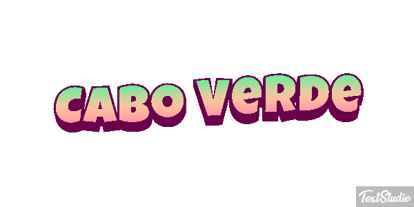 Cabo Verde Text effect