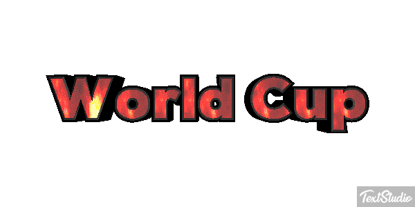 World Cup Tekst effect