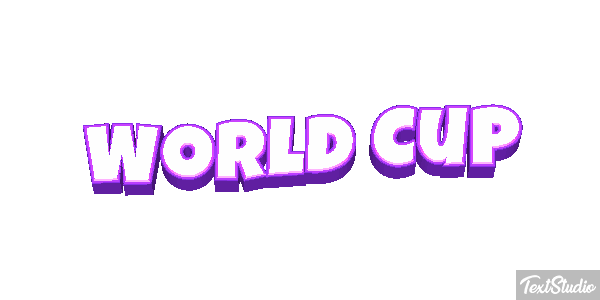 World Cup Tekst effect