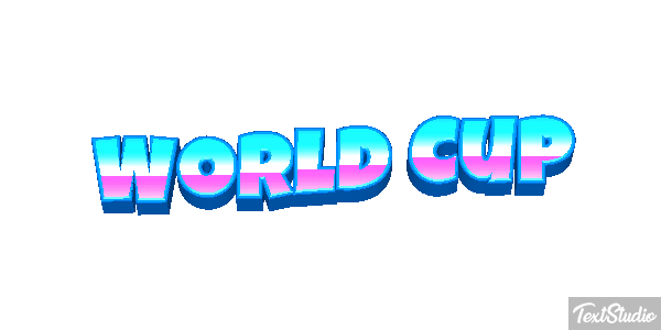 World Cup Tekst effect