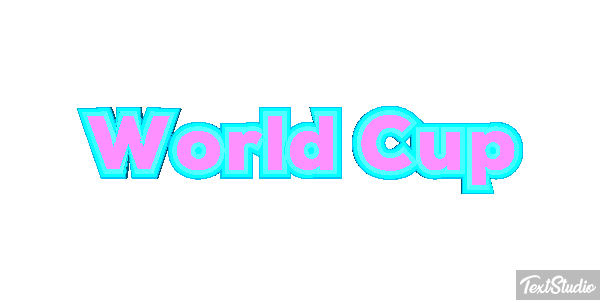 World Cup Tekst effect