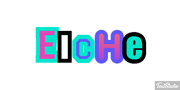 Elche Efekt tekstowy