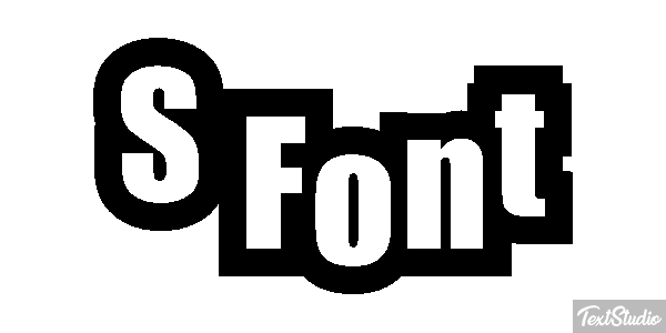 S Font Effet de texte