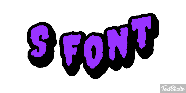 S Font Effet de texte
