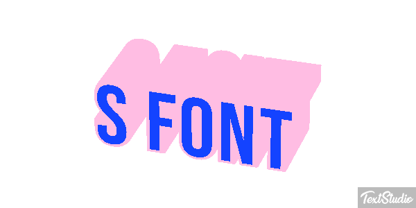 S Font Effet de texte